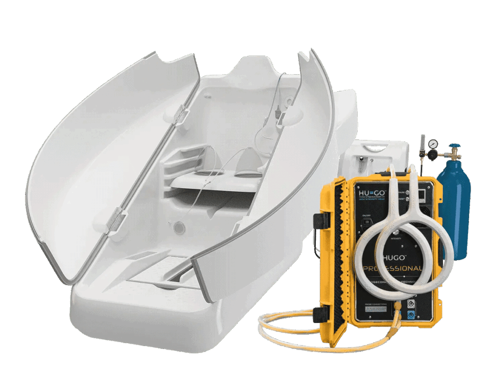 image of the Hugo and HOCATT machine together