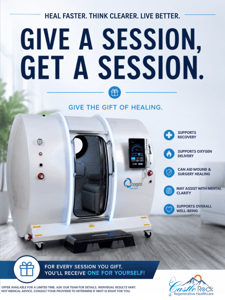 image of the buy one get one free session in the HBOT Machine